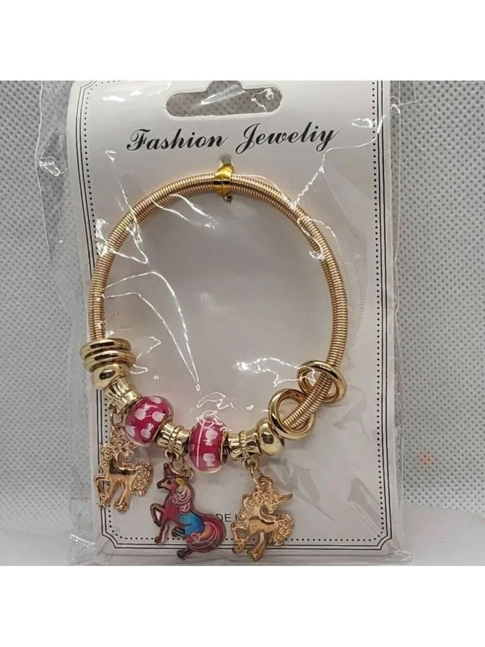 Brand New   Three Unicorn Bracelet